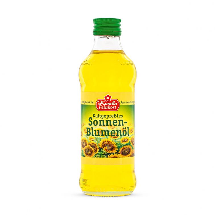 Sunflower oil cold pressed 250ml - Kunella Feinkost GmbH