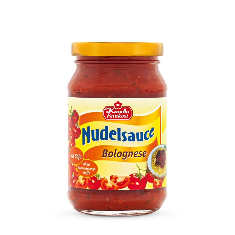 Nudelsauce Bolognese (Vegan) 340g - Kunella Feinkost GmbH